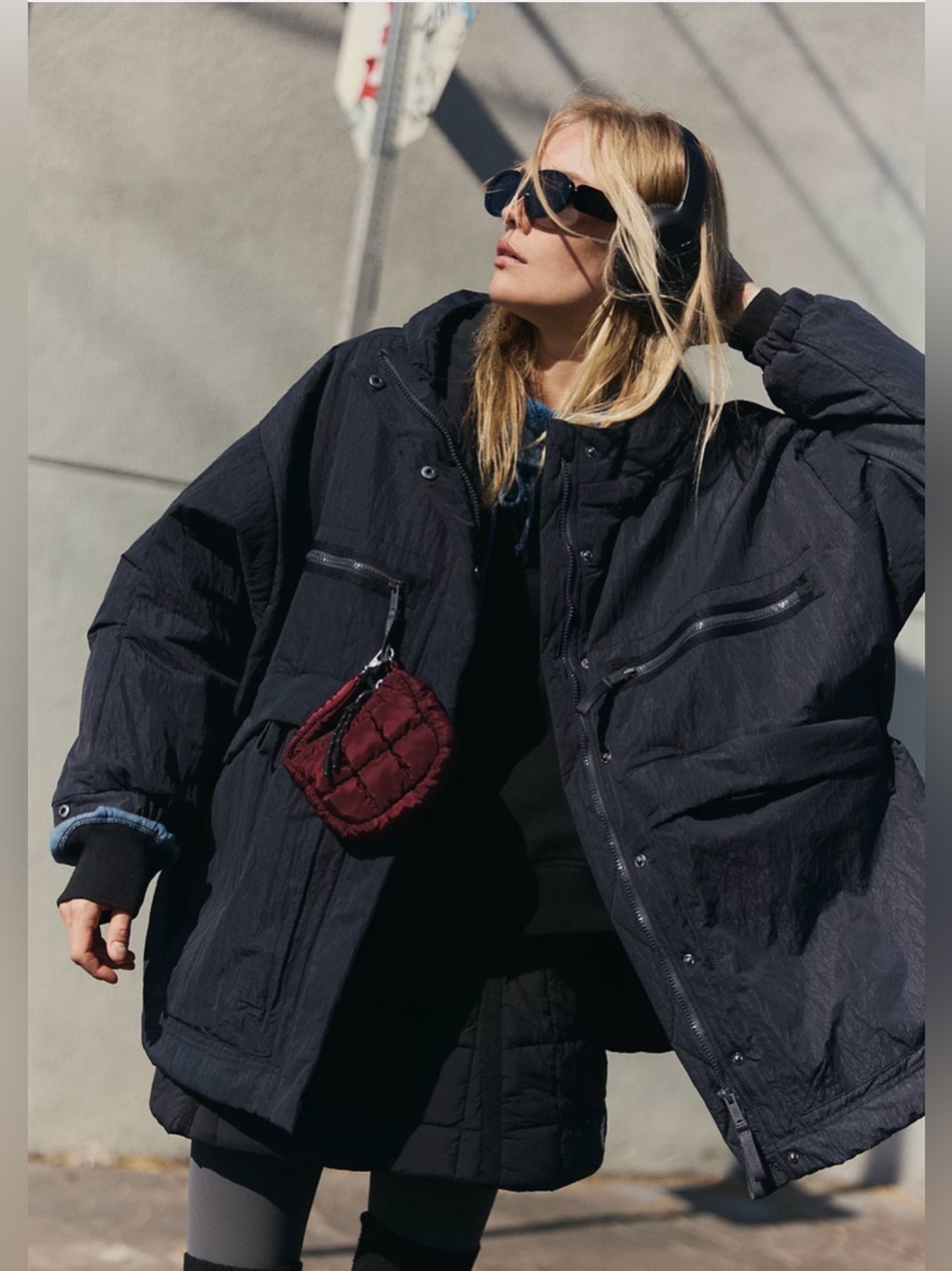 Free people Billie Boxy Lightweight Insulated Jacket